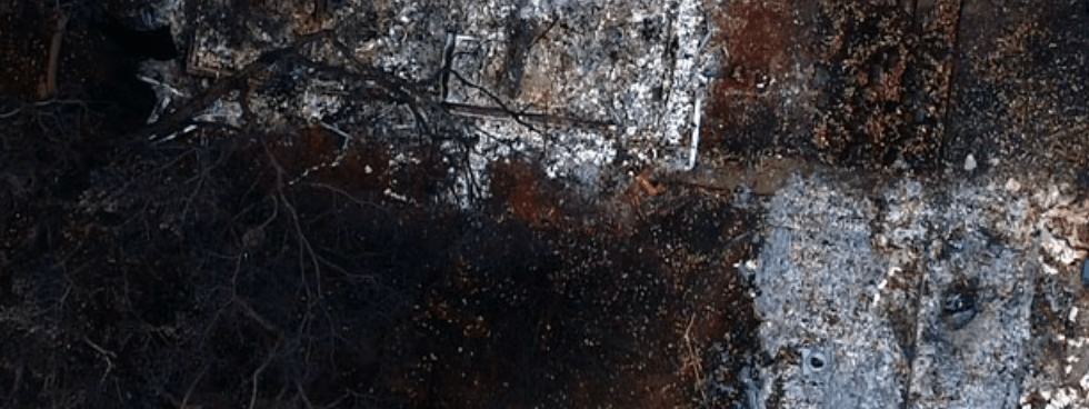 The burned out home of Christopher Allan Smith in Paradise California. The home was lost November 8, 2018 in the Camp Fire.